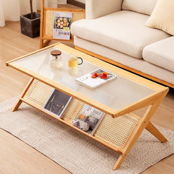 ◆さな◆ ガラステーブル 机 リビング シルバー 網棚付き レトロ 新品 センターテーブル ローテーブル テレワーク リビングテーブル