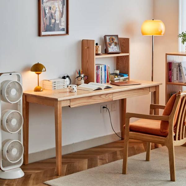 幅100 130 150cm」テーブル デスク レッドオーク ナチュラル 無垢材