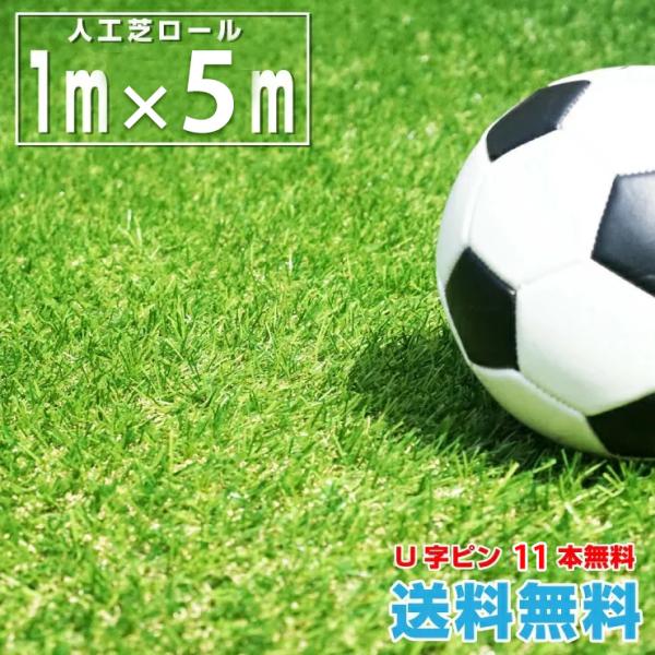 他サイト： 人工芝 ロール式 1m×5m 芝丈30mm ／ U字ピン11本付 ／ 送料無料  ベランダ ガーデニング  芝生 シート グッドライフウッドの商品画像