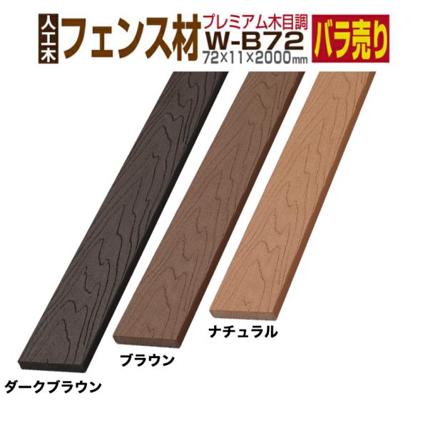 商品仕様◆サイズ：長さ(約)2000mm　幅(約)72mm　厚み(約)11mm　重さ(約)2kg /本◆材質：人工木材◆原産国：中国商品説明フェンス材　ルーバー材に最適な部材です。注意事項●北海道については追加送料がかかりますのでご了承くだ...