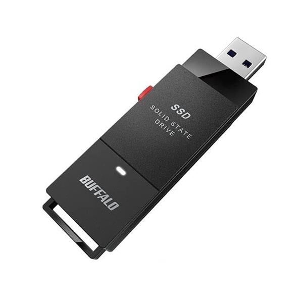 他サイト： バッファロー SSD-PUT1.0U3-BKC [USB3.2 ポータブルSSD 1.0TB スティック型]の商品画像
