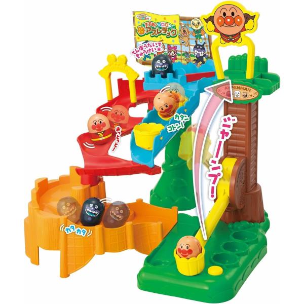 アンパンマン それいけ！コロロンパーク すすめ！コロロン どきどきアスレチックアンパンマンの仲間たちと一緒に、コロロンボールが転がるワクワクいっぱいのアスレチック遊びが楽しめる「どきどきアスレチック」が登場！コロコロ転がる楽しさと、どきどき...