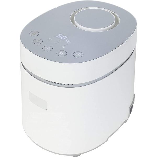 山善　加湿器 加熱式 スチーム式 上部給水式 ホワイト KSF-L303(W) 山善 加湿器 加熱式 スチーム式 上部給水式 湿度センサー搭載
