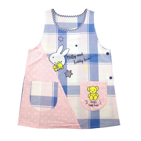 保育士エプロン✩︎⡱ミッフィー ミッフィー エプロン M-L 保育士 アップリケ キャラクター ピンク