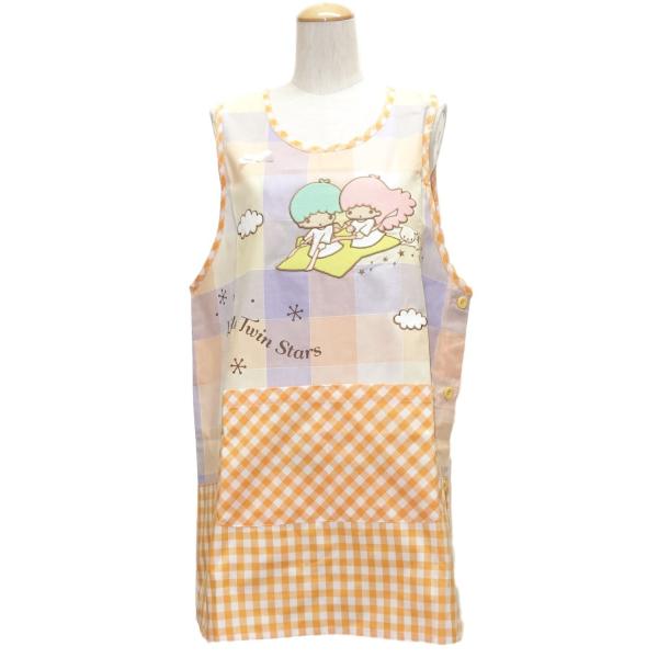キキララ　　エプロン　　レア リトルツインスターズ - キキララ リトルツインスターズ