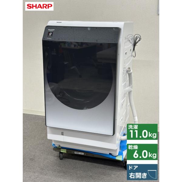 シャープ プラズマクラスター ドラム式洗濯乾燥機 ES-W114 商品画像