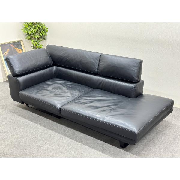 □HUKLA/フクラ□QUOD/クオード T517 カウチソファ レザー