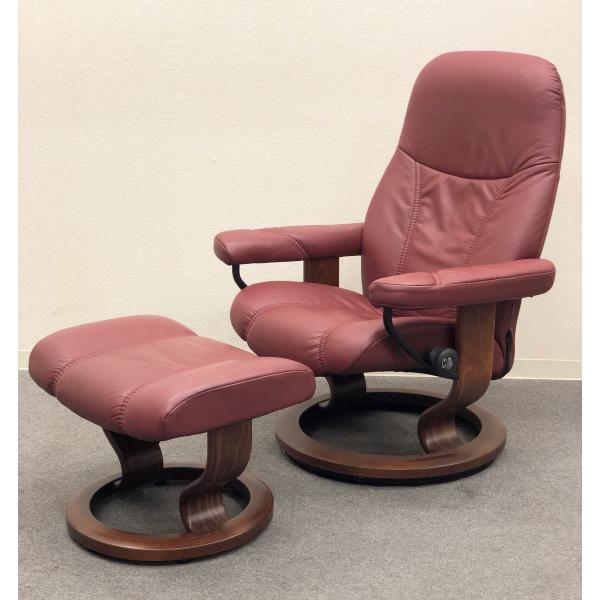 Ekornes 赤いリクライニングチェアとオットマン① Ekornes 赤いリクライニングチェアとオットマン① Ekornes 赤い