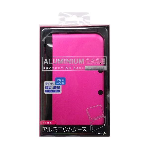 送料無料】【中古】3DS 3DSLL用アルミニウムケース ピンク CA