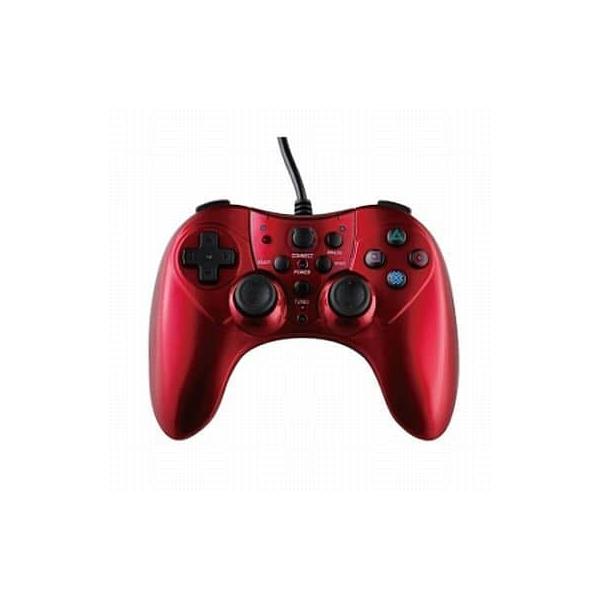 【訳あり】【送料無料】【中古】PS3 プレイステーション3 PS3用コントローラ 4段階調節・連射機能付 (レッド) [ANS-GE002RD] アンサー