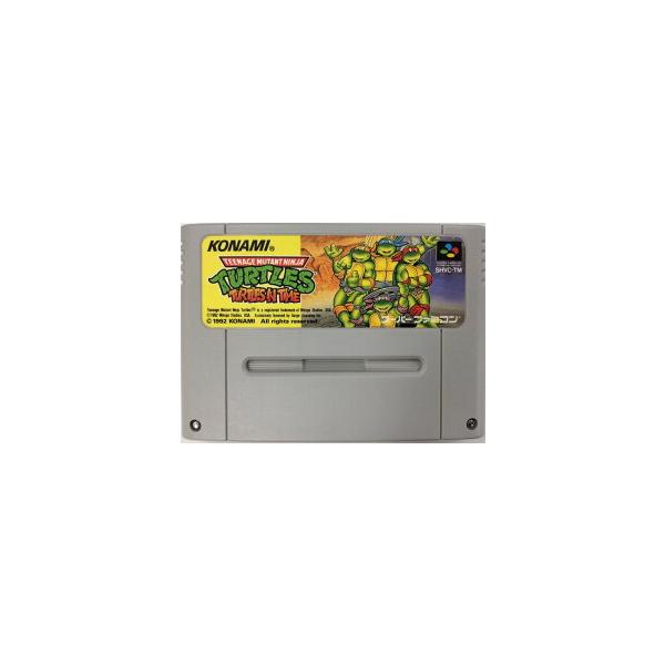 SFC ティーンエイジ ミュータント ニンジャ タートルズ タートルズ イン タイム＊スーパーファミコンソフト
