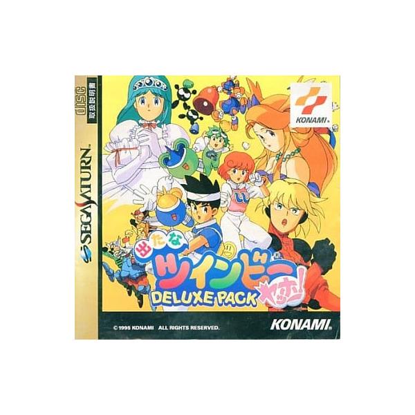 セガサターンソフト / 出たなツインビーヤッホー! DELUXE PACK / 1995.09.29 / シューティング / コナミ KONAMI / T-9505G
