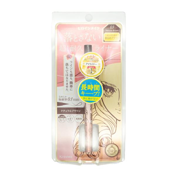 JAN　4901433038140【商品説明】03 ナチュラルブラウンほんのり赤み 明るめブラウン超！耐久スーパー※1ウォータープルーフ処方耐水性の高い成分をオリジナル比率でブレンドした耐久処方。涙・汗・皮脂・こすれに強く、美しいラインを長...
