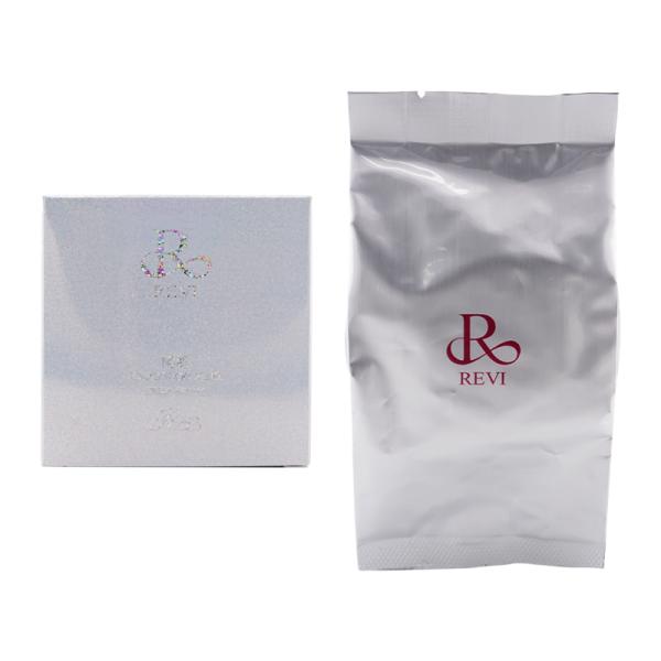 REVI（ルヴィ） 陶肌ファンデーション ジュエル レフィル 15g 専用パフ