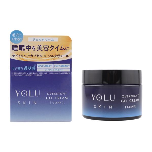 YOLU（ヨル） スキン オーバーナイトクリーム クリア 45g フェイス