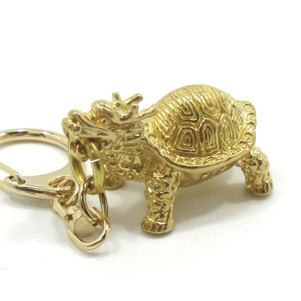 0515138 桃の木龍亀（ろんぐい）キーホルダー 0515138 桃の木龍亀（ろんぐい）キーホルダー