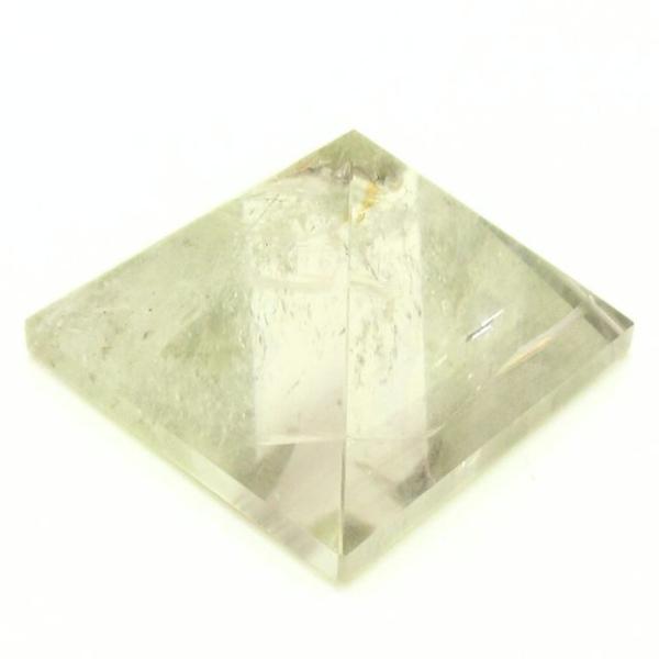 シトリン 置物 ピラミッド 黄水晶 天然石 大きさ 1辺約4．1cm 高