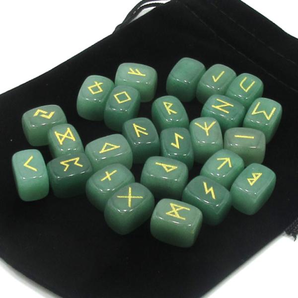 ルーンストーン グリーンアベンチュリン ルーン占いセット 専用