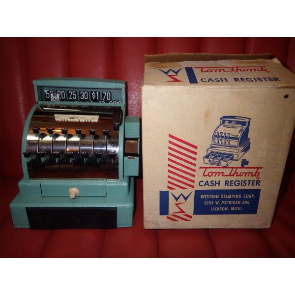 希少品！30s EARLブリキレジスター玩具 アメリカアンティークUSA雑貨