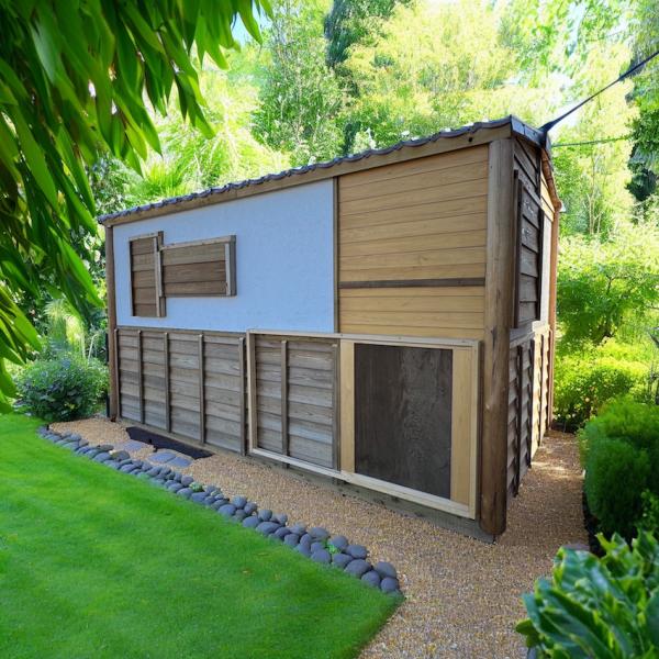 【手渡し限定】ログハウス風鳥小屋 手渡し限定】ログハウス風鳥小屋