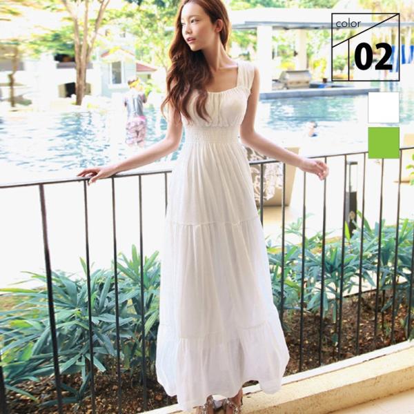 ロングワンピース 白 みんな探してる人気モノ ロングワンピース 白 レディースファッション