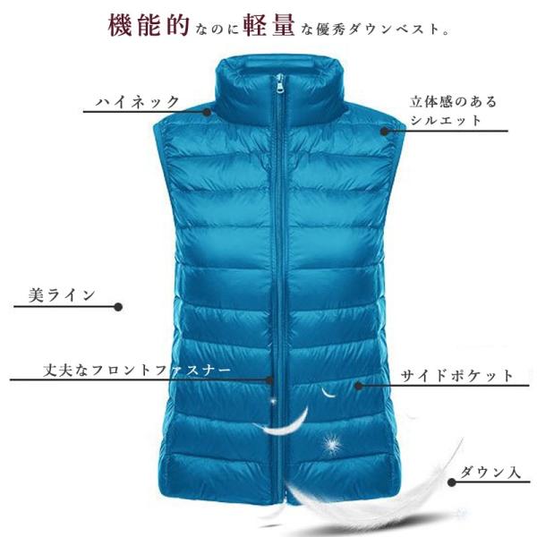 ウルトラライトダウンベスト レディース ダウン 軽量 コンパクト ポーチ付 赤 春 秋 防寒 ホワイトダックダウン ブラック Buyee Buyee 日本の通販商品 オークションの代理入札 代理購入