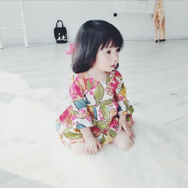 トロピカルプリントワンピース 韓国子供服 子ども服ヴェルデ 通販 Yahoo ショッピング