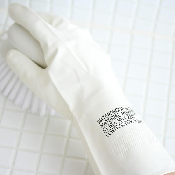 ゴム手袋 おしゃれ Voiry ラバーグローブ ホワイト キッチン 洗面所 お風呂 トイレ 掃除 ガーデニング 家事 食器洗い シンプル ラバー手袋 1077 Rg C Wh カジタノ 収納 洗濯 掃除 家事の店 通販 Yahoo ショッピング