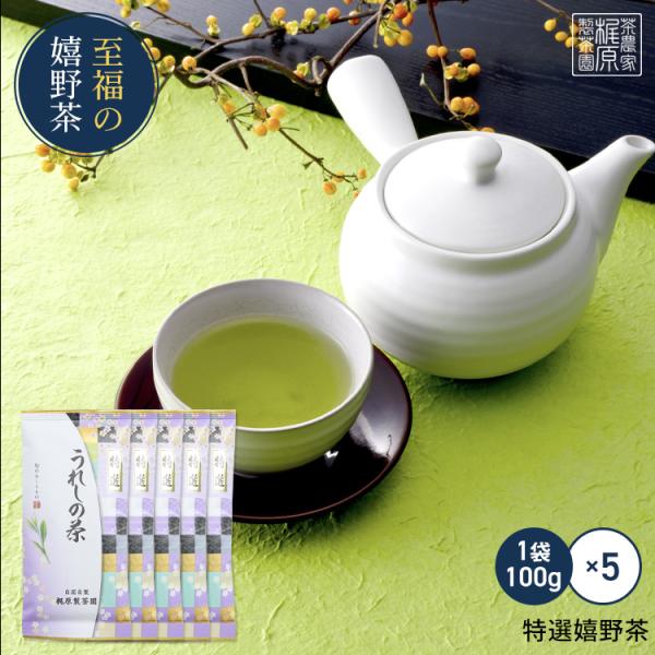‼️新茶‼️嬉野茶　煎茶　100g 5本セット Amazon | 新茶 嬉野茶 緑茶 茶葉 100g×2袋セット 佐賀 国産 お茶