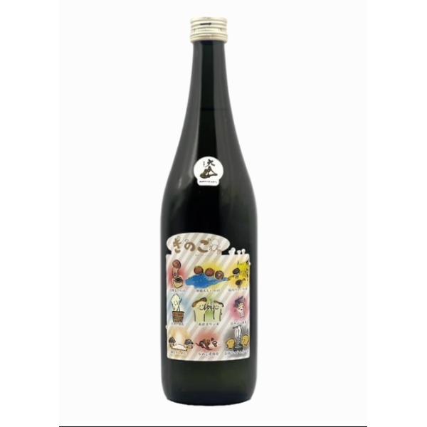 【12本ご購入にて送料無料】加藤嘉八郎酒造 大山 特別純米酒 ひやおろし きのこラベル 720ml