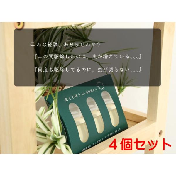 虫どろぼう　4個　天然防虫剤　穀物の虫対策に！精米・製粉・製麺所・製品保管倉庫に！ネズミ対策に！　正規取扱店【送料無料】