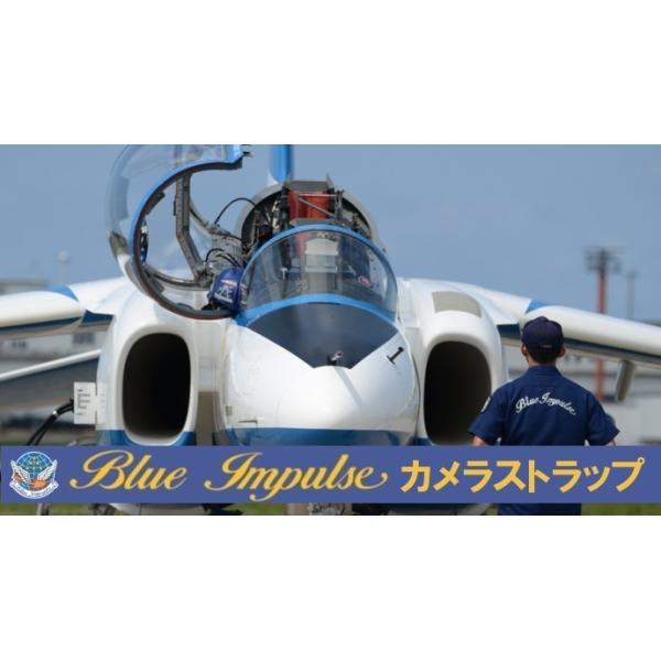 ブルーインパルスカメラストラップ　Blue Impulseの機体とロゴマークがデザインされたストラップです。【クリックポストで送料無料】