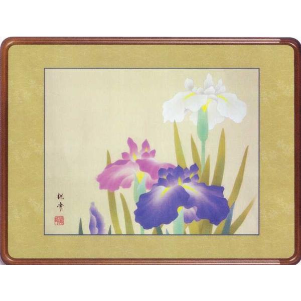 絵画(和装額) 菖蒲 (山村観峰) : 掛け軸・絵画の専門店 掛軸堂画廊