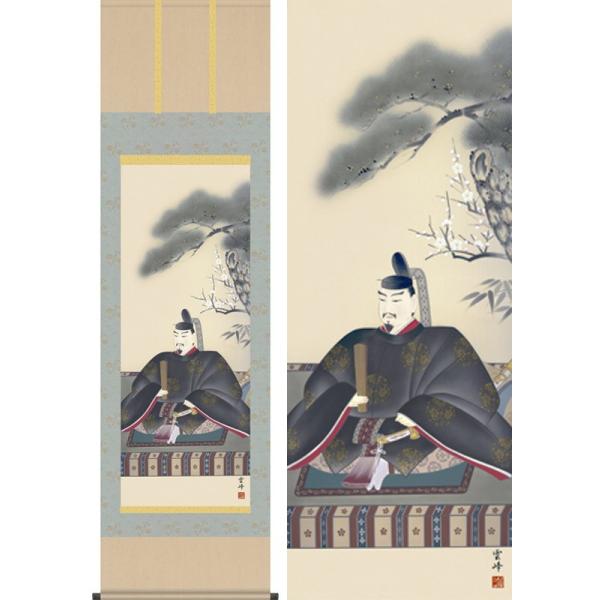掛け軸 天神 (清水雲峰) 掛軸 : 掛け軸・絵画の専門店 掛軸堂画廊