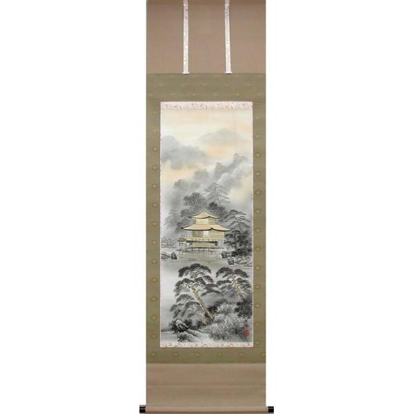 掛け軸　金閣寺 kakejiku_yg-3023