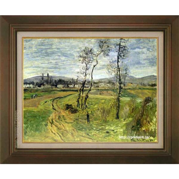 モネ 絵画 ジェヌヴィエールの平野 P10号 【複製】【美術印刷