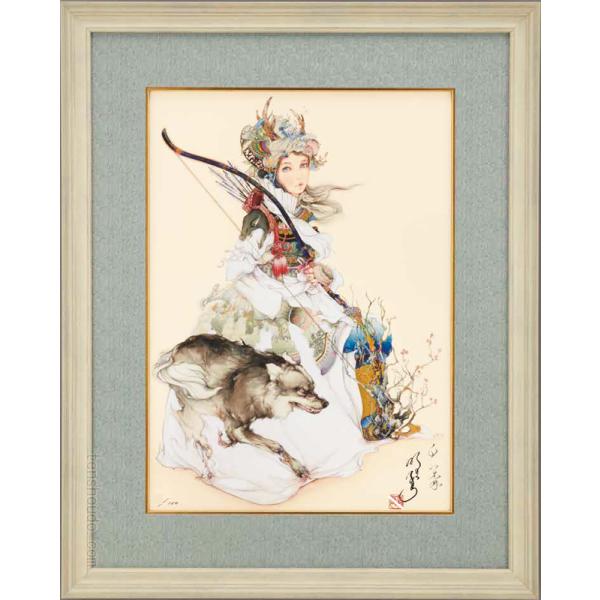 『専用ページ』入江明日香　白い森 入江明日香 絵画 白い森 【複製】【美術印刷】【巨匠】【変型特寸