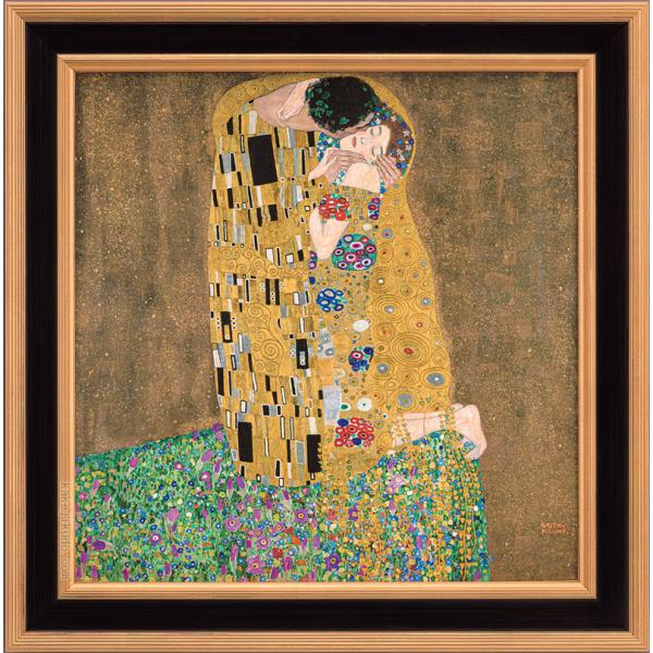 クリムト 絵画 接吻 ベルヴェデーレ宮殿（オーストリア絵画館）所蔵