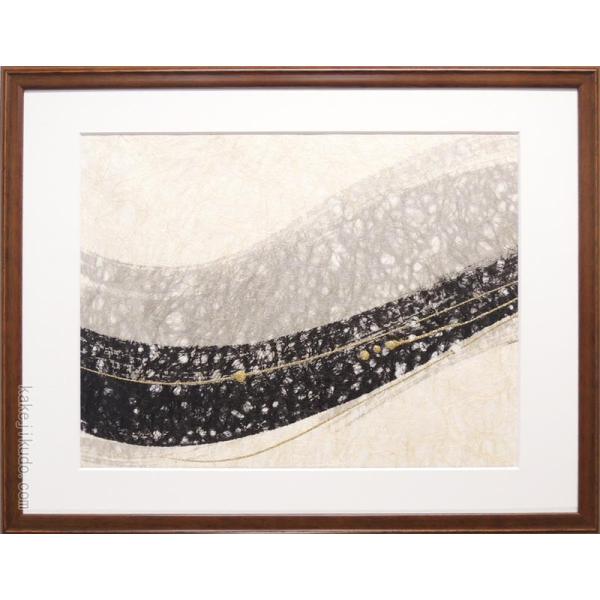 墨と和紙による抽象画(無題) 墨と和紙による抽象画(無題) 絵画 rumble218 通販 6576302