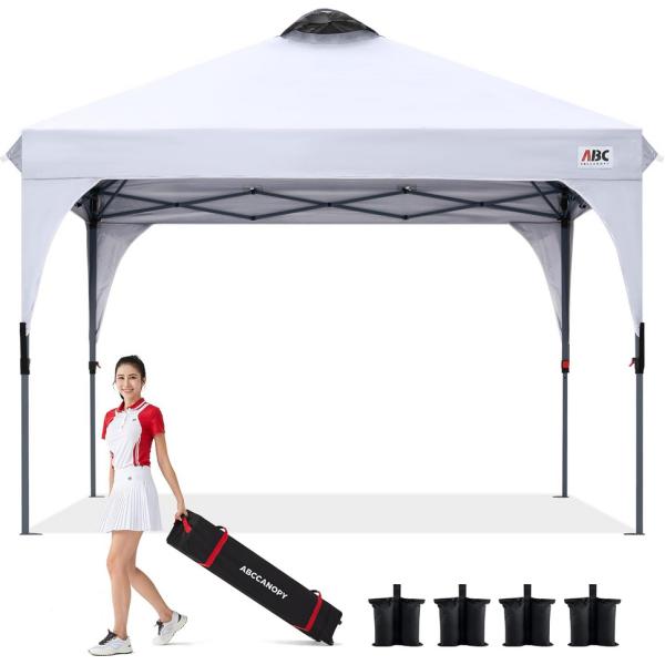 ABCCANOPYタープテントワンタッチ3段階調節2m ABCCANOPY タープテント ワンタッチ 3段階調節 ベンチレーション 天井