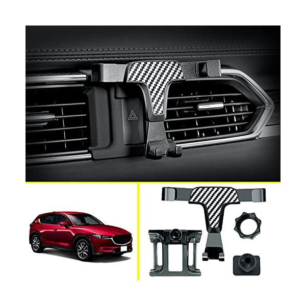 YORKNEIC マツダ CX-5対応 スマホホルダー KF系 CX-8対応 2019年 スマホホルダー 車種専用 携帯電話ホルダー エアコン
