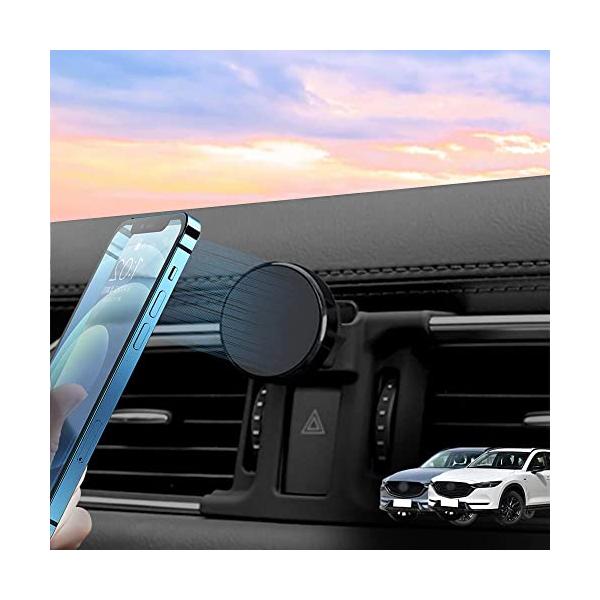 YORKNEIC マツダ CX-5対応 スマホホルダー KF系 CX-8対応 2019年 スマホホルダー 車種専用 携帯電話ホルダー エアコン