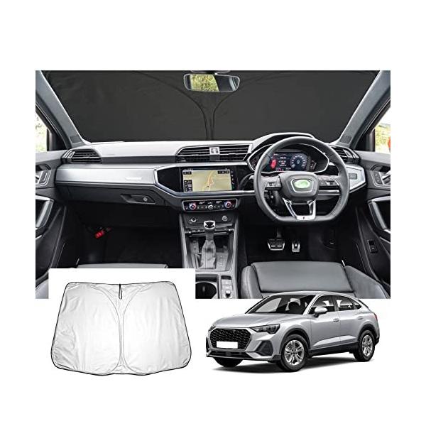 GAFAT diAu アウディ Q3 F3型 2代目 RSQ3 2020+ 新型 専用 車用サンシェード フロントガラス用 UVカット セダン 折り