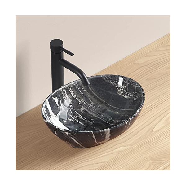 おしゃれ 洗面ボウル 410*340*145mm 置き型 洗面ボール 楕円形 洗面台