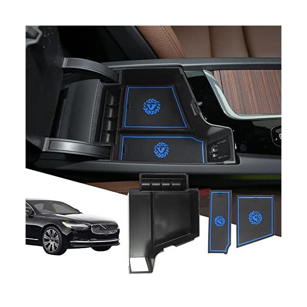 SXCY ボルボ XC60 UB420XC XC90 S90 V90 S60 V60 コンソールボックス アームレストボックス ボックストレイ 小物入れ