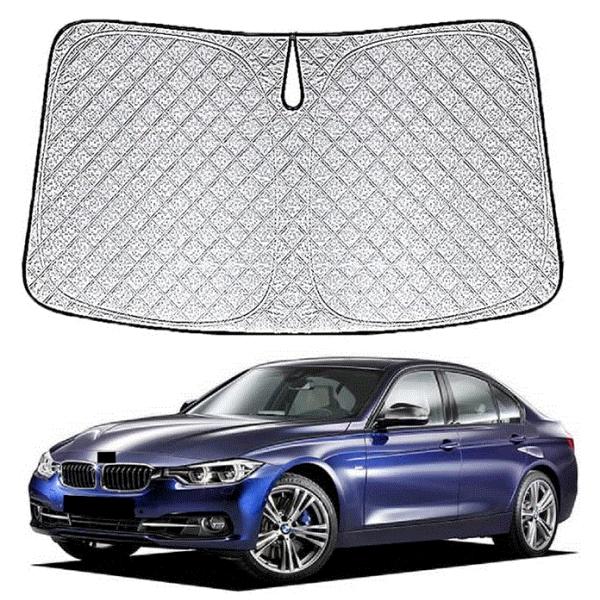 BMW 3シリーズ F30 F31 F34 専用 サンシェード フロント 2012〜2019 フロントガラス用 UVカット 日除け 遮光 断熱 取付簡単 折り畳