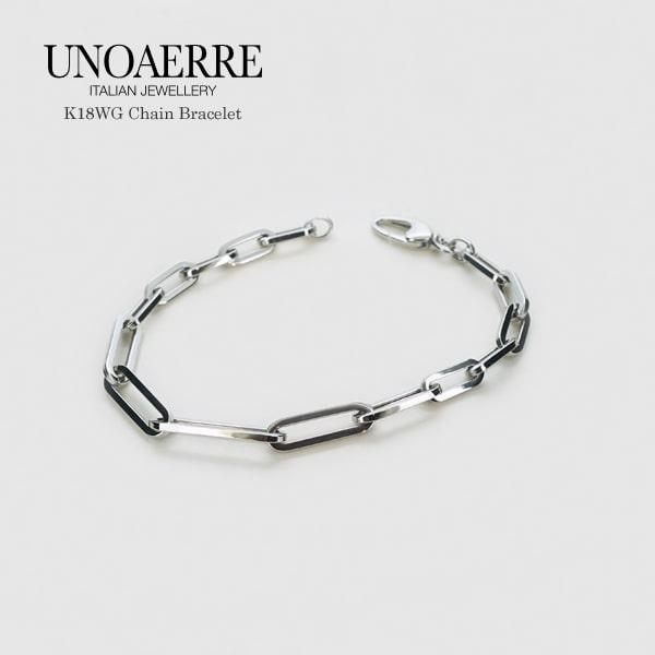 アンクレット イタリア製 ホワイトゴールド14K