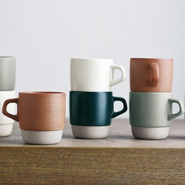 マグ 320ml スタッキング コップ マグカップ コーヒー 紅茶 母の日 父の日 ギフト プレゼント 磁器 日本製 おしゃれ 電子レンジ 食洗器 KINTO SCS スタックマグ