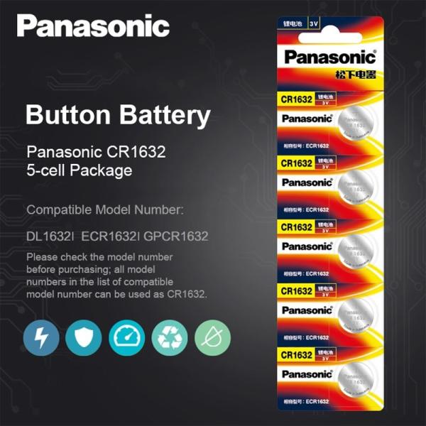 パナソニック Panasonic Cr1632 3v リチウム電池5個 並行輸入品 時計用電池 ボタン電池 Cr1632x5 Buyee 日本代购平台 产品购物网站大全 Buyee一站式代购 Bot Online