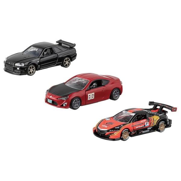 他サイト： タカラトミー トミカプレミアム 10th Anniversary Collection ミニカー おもちゃ 6歳以上 GT-R 86GT NSX-GTの商品画像